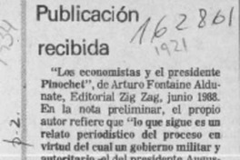 Publicación recibida