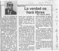 La verdad os hará libres