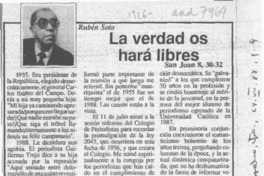 La verdad os hará libres