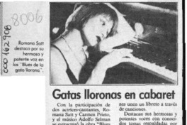 Gatas lloronas en cabaret  [artículo].