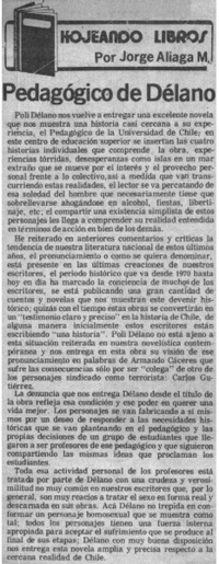 Pedagógico de Délano