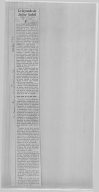 La leyenda de Jaime Vadell