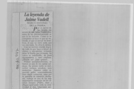 La leyenda de Jaime Vadell