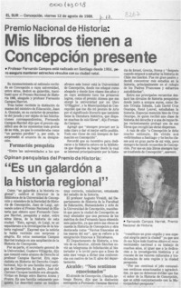 Mis libros tienen a Concepción presente  [artículo].