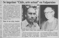 Se imprime "Chile, arte actual" en Valparaíso