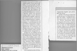 Presentación del libro "Derechos de autor"