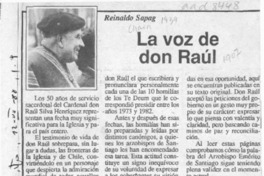 La voz de don Raúl