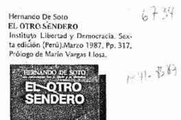 El otro sendero  [artículo] Franz Vanderschueren.