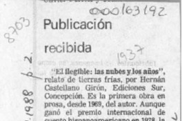 Publicación recibida  [artículo].