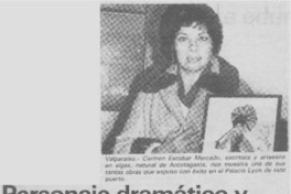 Personaje dramático y positivo ganó concurso