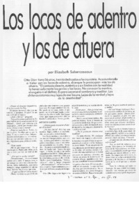 Los locos de adentro y los de afuera