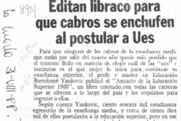 Editan libraco para que cabros se enchufen al postular a Ues  [artículo].
