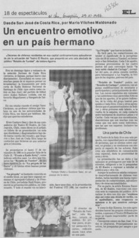 Un encuentro emotivo en un país hermano