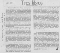 Tres libros