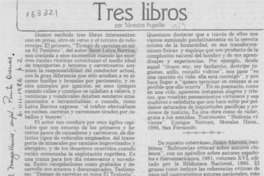 Tres libros