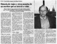 Historia de viajes y otros mundos de un escritor que se atrevió a volar