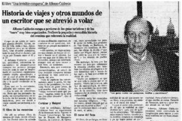 Historia de viajes y otros mundos de un escritor que se atrevió a volar