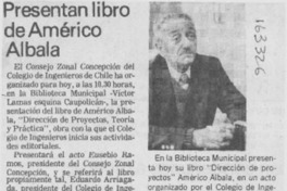 Presentan libro de Américo Albala
