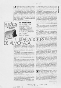 Revelaciones de almohada  [artículo] Graciela Romero.