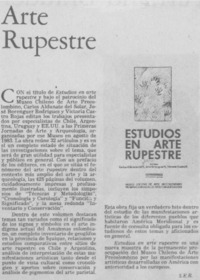 Arte rupestre