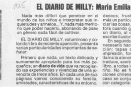 El Diario de Milly, María Emilia Aldunate