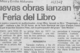 Nuevas obras lanzan en Feria del Libro