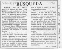 Búsqueda  [artículo] Luis E. Aguilera.