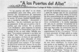 "A las puertas del alba"