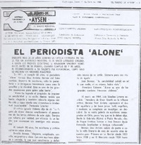 El Periodista "Alone"
