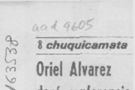 Oriel Alvarez dará conferencia