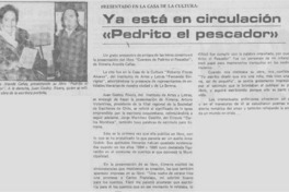 Ya está en circulación "Pedrito el pescador"