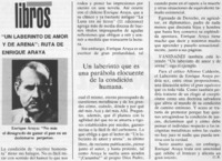 "Un laberinto de amor y de arena", ruta de Enrique Araya