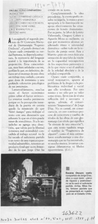 Oscuro vuelo compartido  [artículo] E. G.