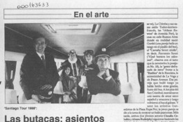 Las butacas, asientos de un bus  [artículo] V. M.
