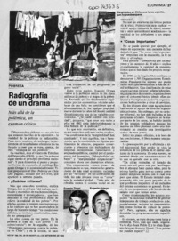 Radiografía de un drama  [artículo].