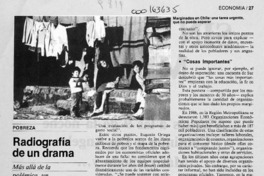 Radiografía de un drama  [artículo].