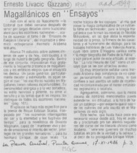Magallánicos en ensayos