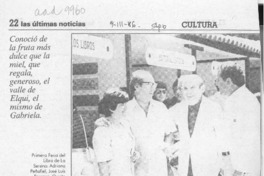 Las lanzas del serenense Arenas  [artículo] Jaime Adaro.