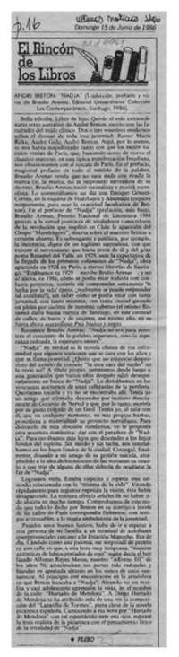 El rincón de los libros  [artículo] Filebo.