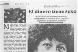 El dinero tiene sexo masculino