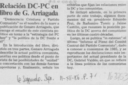Relación DC-PC en libro de G. Arriagada