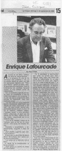 Enrique Lafourcade