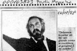 "Un NO tan grande como la cordillera"  [artículo].