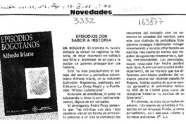 Episodios con sabor a historia  [artículo] F. L.