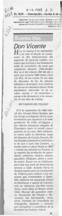 Don Vicente  [artículo] R.