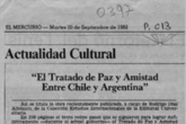 Actualidad cultural  [artículo].