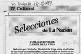 Selecciones de La Nación  [artículo] Alone.