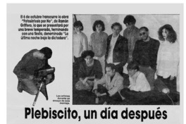 Plebiscito, un día después