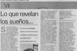 Lo que revelan los sueños