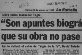 "Son apuntes biográficos para que su obra no pase al olvido"  [artículo].